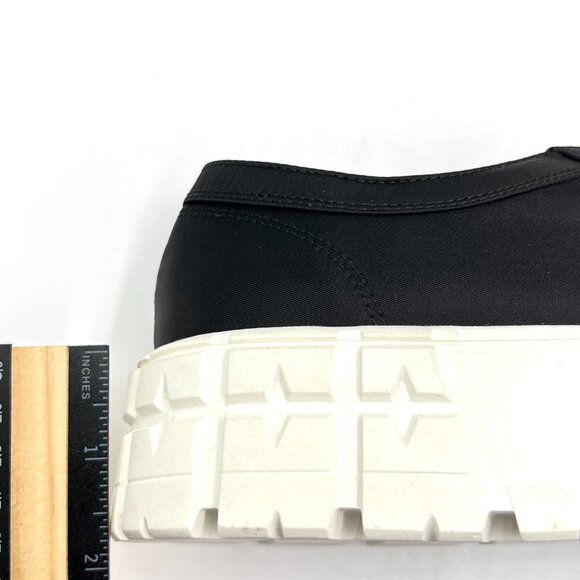 Steve Madden Womens Size 9.5 Rorey Black White Chunky Platform Sneakers Shoes - Picture 12 of 13